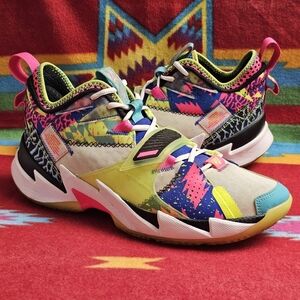 Nike Jordan Men’s Size 10.5 Why Not Zero.3 LA Born Multicolor Basketball Shoes